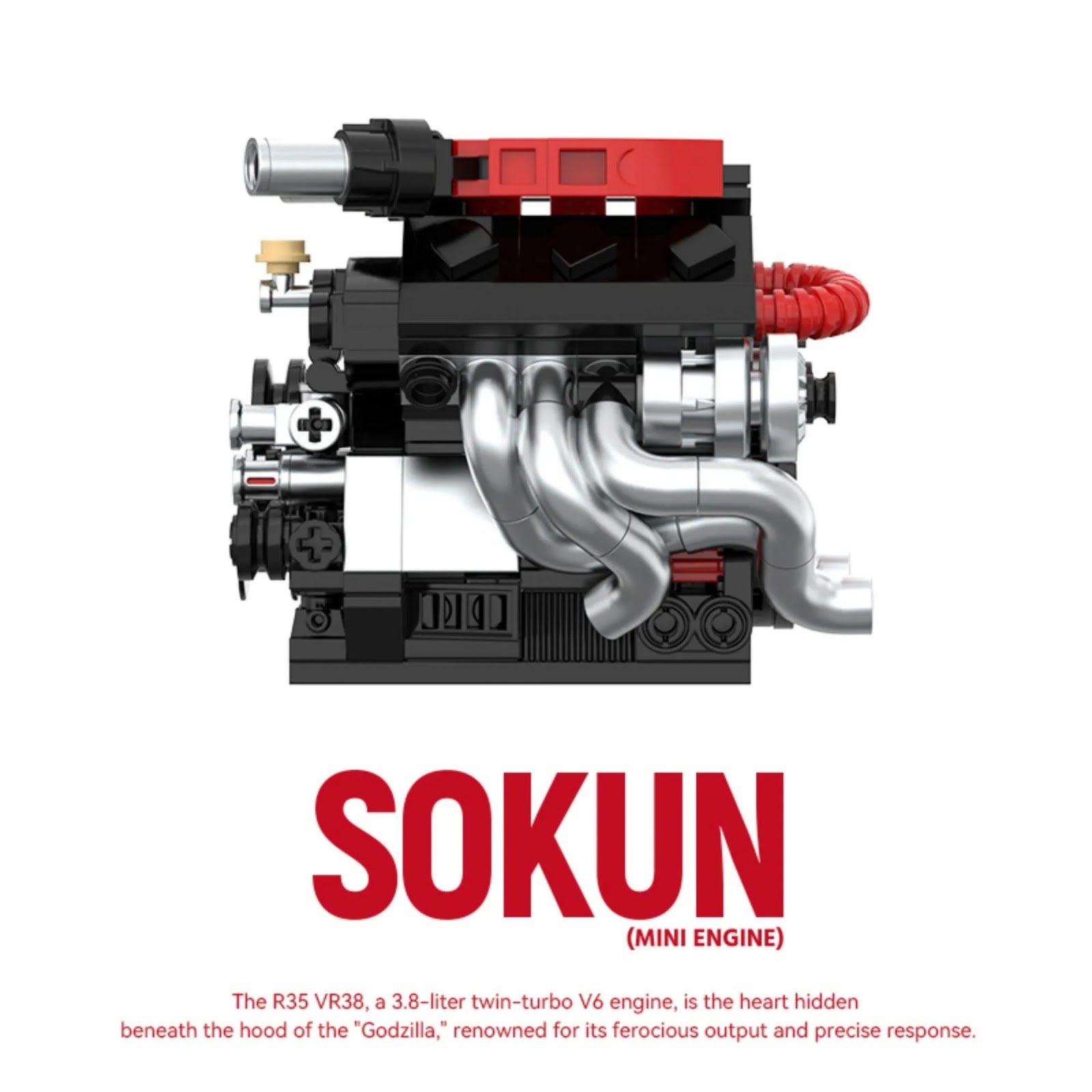 POWERBUILD PB8869E - Nissan R35 VR38DETT Engine - vue 6 | Power Blockz
