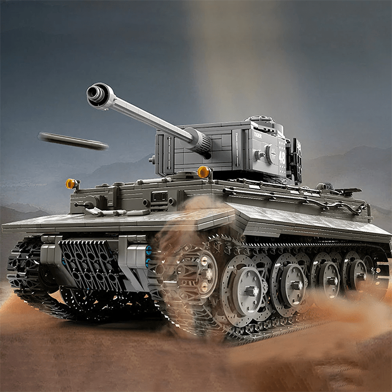 CaDa C61071W - Remote Controlled Tiger Tank - vue 6 | Power Blockz