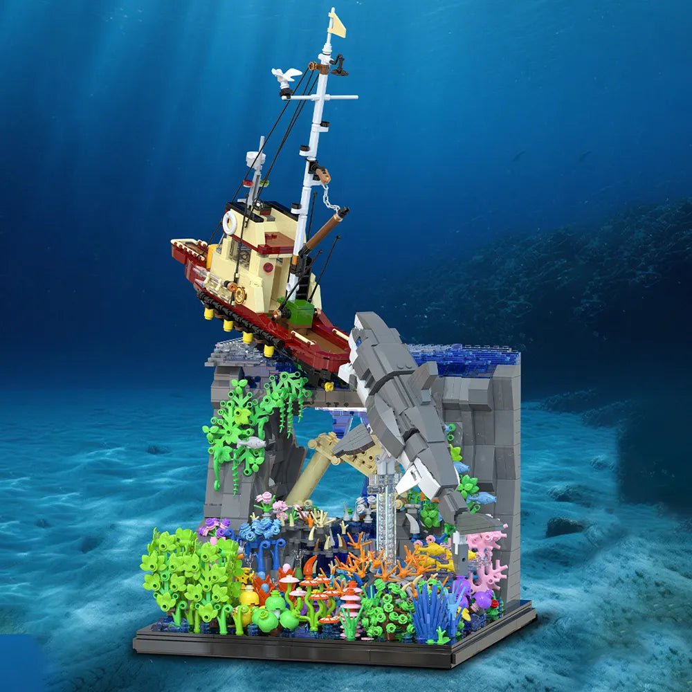 Xbert 66067 - Great White Sharks Attack - vue 2 | Power Blockz