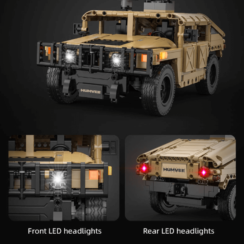 CaDa C51202W - Remote Controlled Hummer H2 - vue 11 | Power Blockz