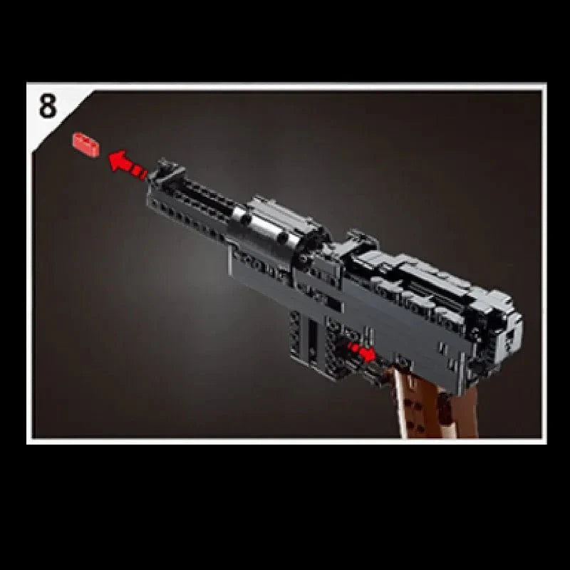 Mould King 14011 - Mauser C96 - vue 6 | Power Blockz
