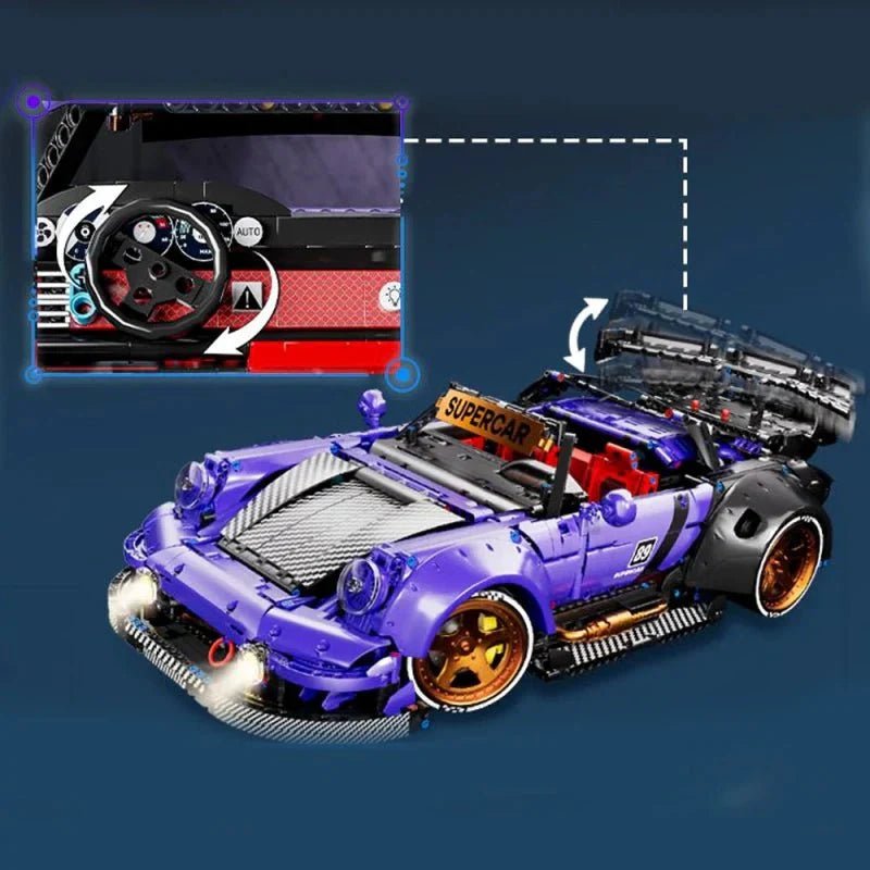 KBOX K-10544 - Static Version - Widebody 911 Retro Street Coupe - vue 14 | Power Blockz
