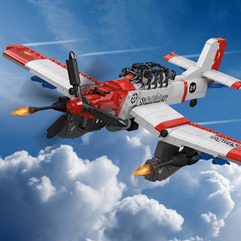 Jiestar 61045 - Stuke Bomber - vue 2 | Power Blockz