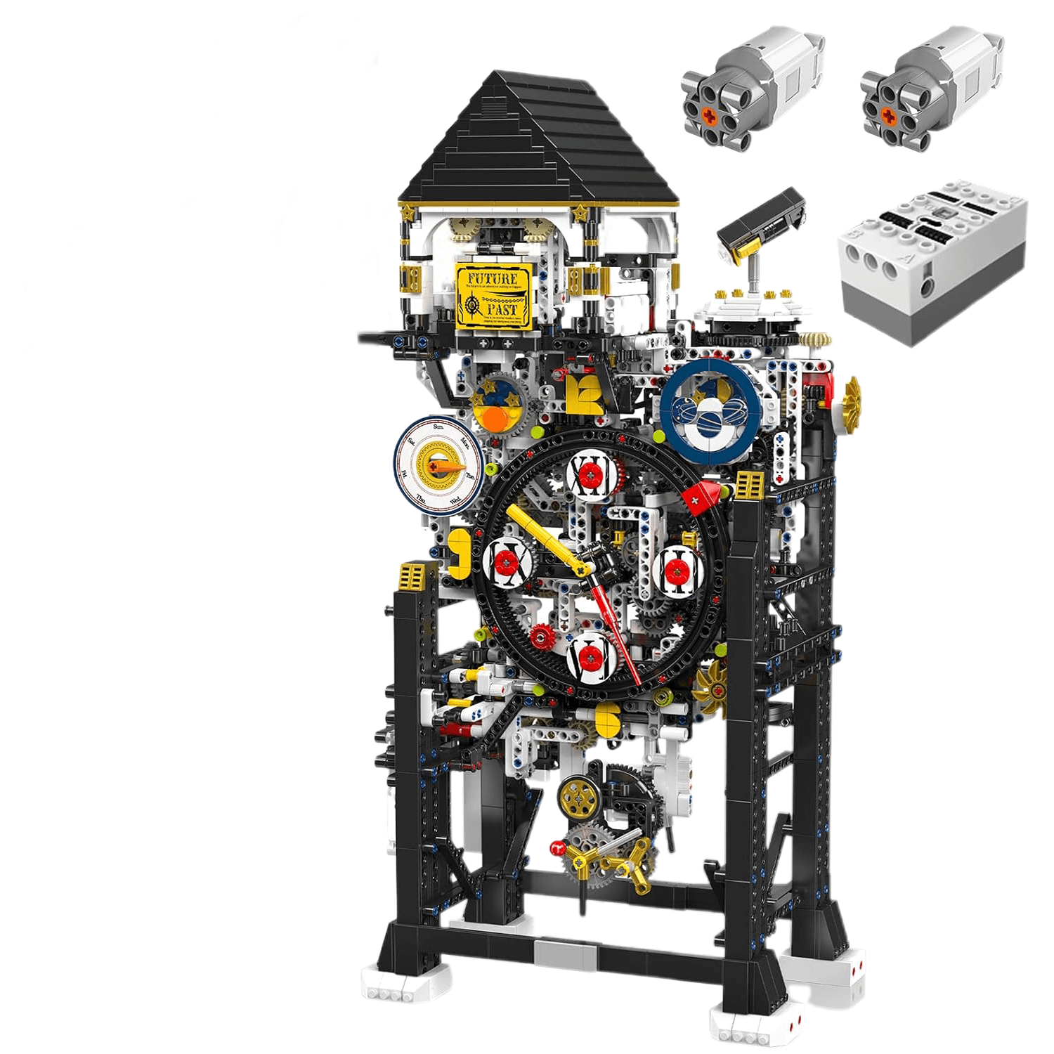 Mould King 10159 - Motorized Cyberpunk Mechanical Clock | Power Blockz