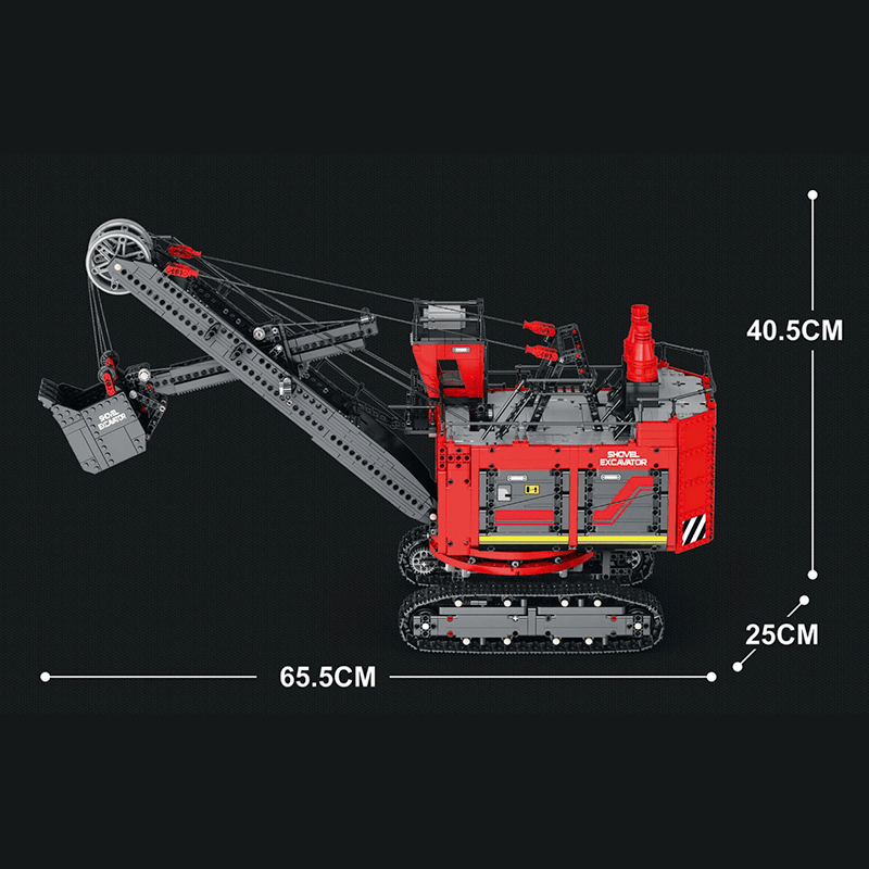 Reobrix 22014 - Heavy Power Shovel Excavator - vue 5 | Power Blockz