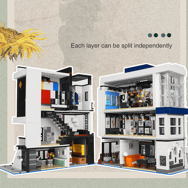 Mould King 16043 - Panoramic Art Gallery - vue 5 | Power Blockz