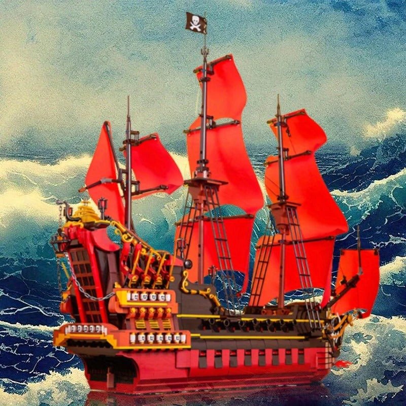 Mould King 13109 - Pirates Of The Caribbean Queen Annes Revenge - vue 8 | Power Blockz