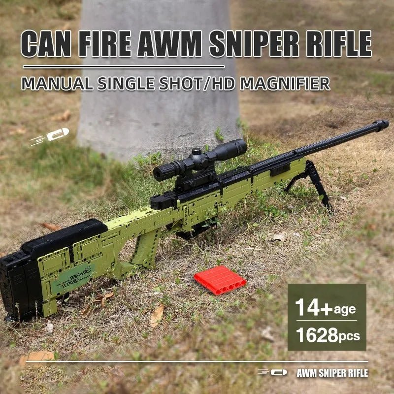 Mould King 14010S - Military AWM - vue 9 | Power Blockz