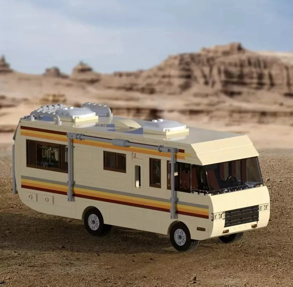 Gobricks MOC-20606 - Desert Mobile Chemistry Lab - vue 6 | Power Blockz