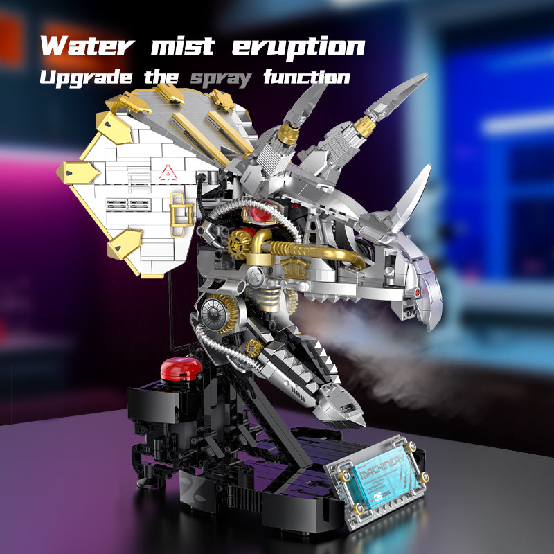 Xinzhuan XZ0006 - Cyber Triceratops Head - vue 3 | Power Blockz