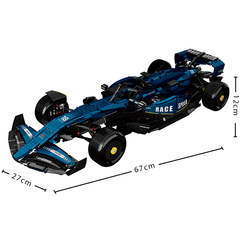 2025 Concept Formula Racer | 2350pcs - 2025 Concept Formula Racer - vue 8 | Power Blockz