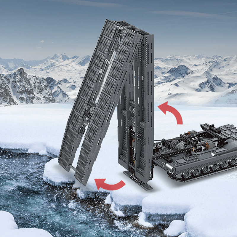 Mould King 20002 - Remote Controlled Abrams Bridge Layer - vue 5 | Power Blockz
