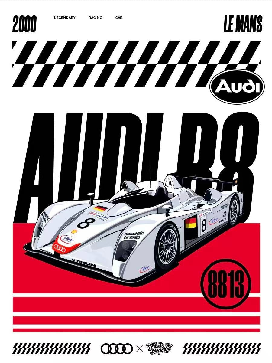 Power Build PB8813 - Le Mans Prototype V8 Racer - vue 12 | Power Blockz