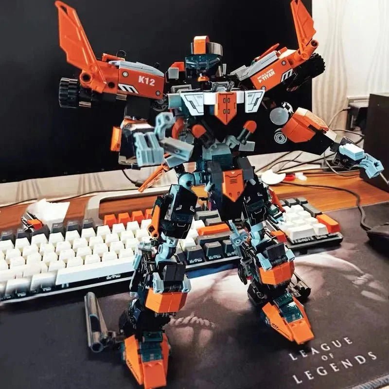 Transformer Titan Knight Mecha Robot Warrior | 996pcs - Transformer Titan Knight Mecha Robot Warrior - vue 7 | Power Blockz