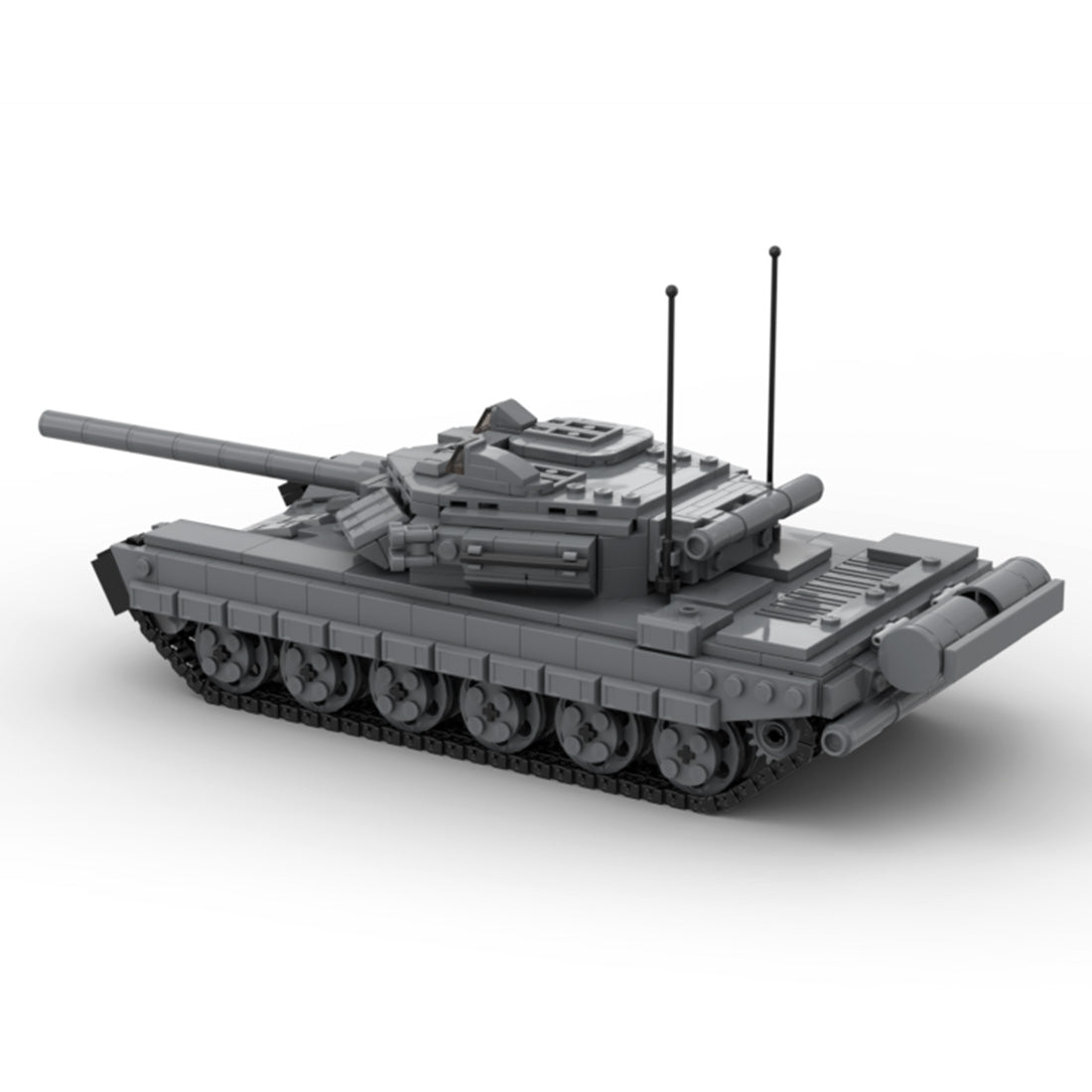 Power Blockz MOC-125128 - T-90 Main Battle Tank - vue 2 | Power Blockz