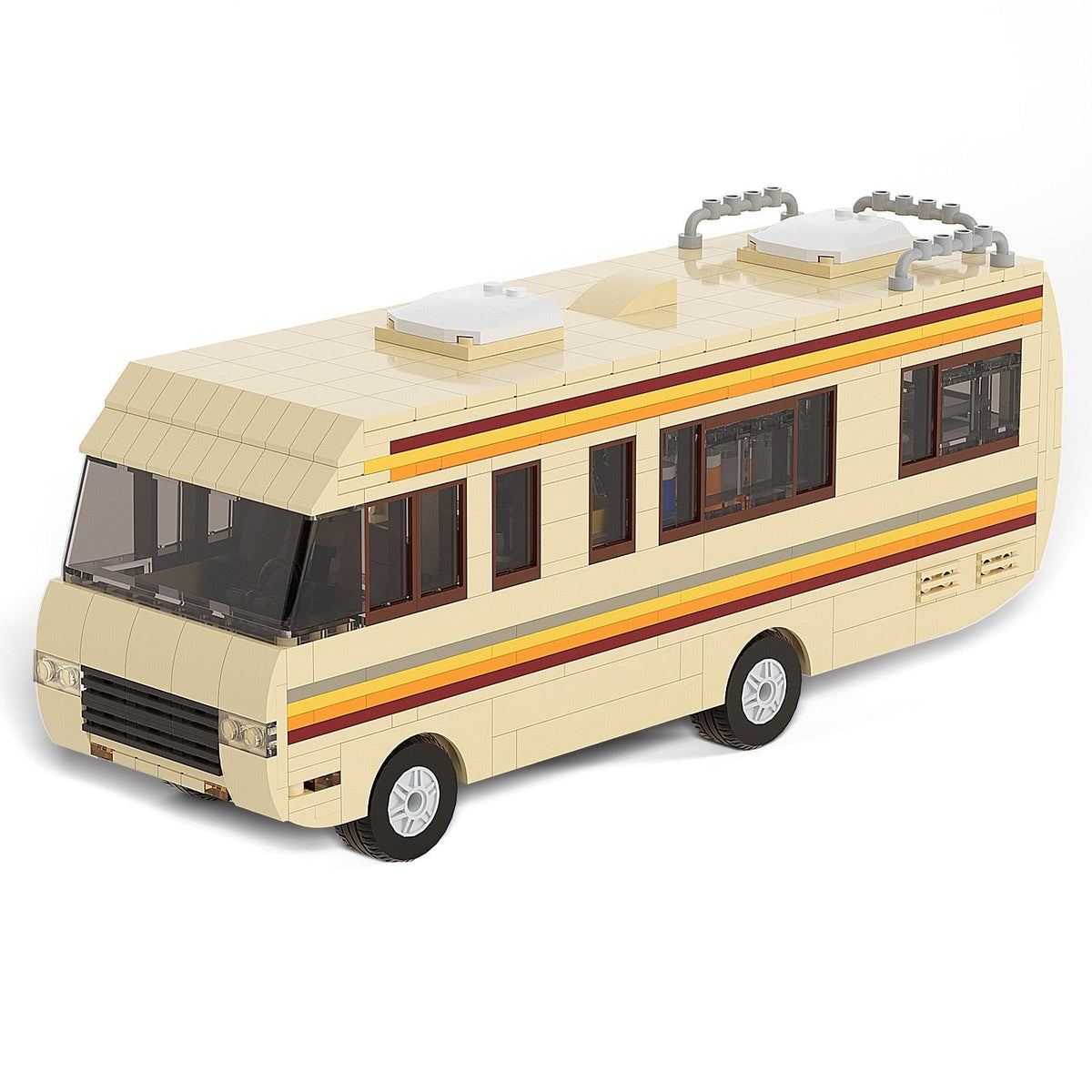 Gobricks MOC-20606 - Desert Mobile Chemistry Lab | Power Blockz
