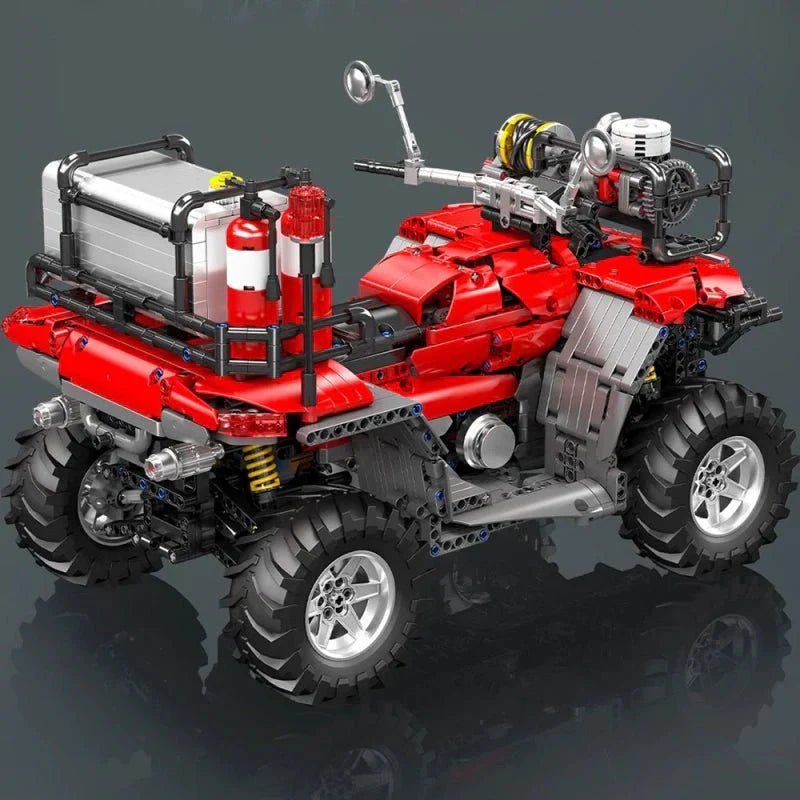 Mould King 23003 - ATV Fire Rescue Unit - vue 4 | Power Blockz