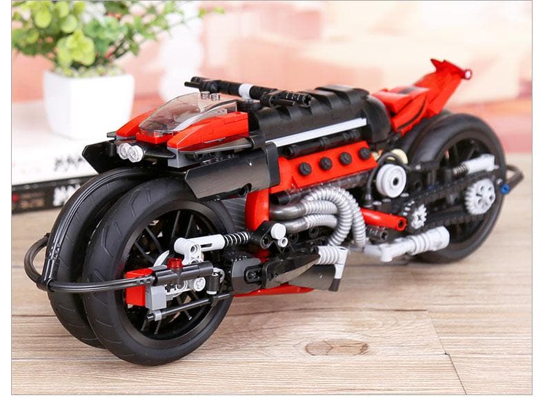 XINGBAO 03021 - Cyberpunk Superbike Concept - vue 5 | Power Blockz