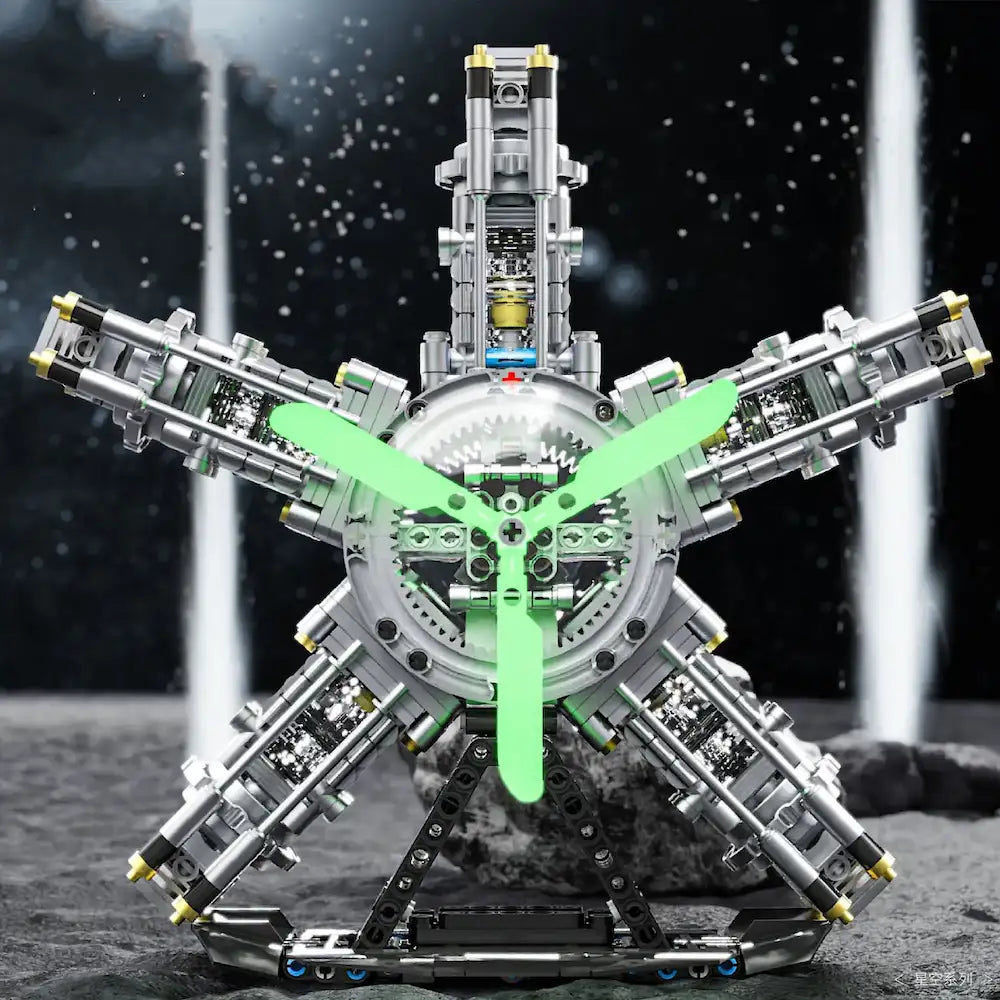 GOQI GQ3700 - 5-Cylinder Radial Engine - vue 2 | Power Blockz