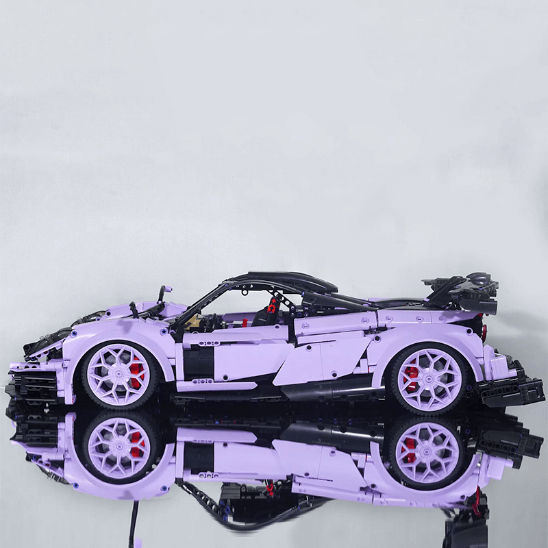 KBOX 10252 Static - Italian Huayra Hypercar Violet Edition - vue 2 | Power Blockz