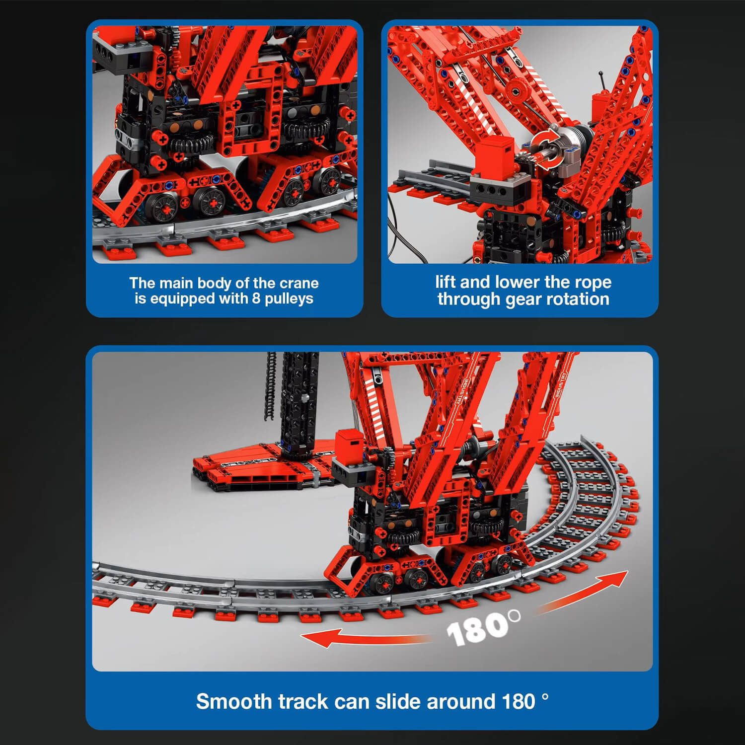 Reobrix22029 PF - World's Most Powerful Land Crane - vue 3 | Power Blockz