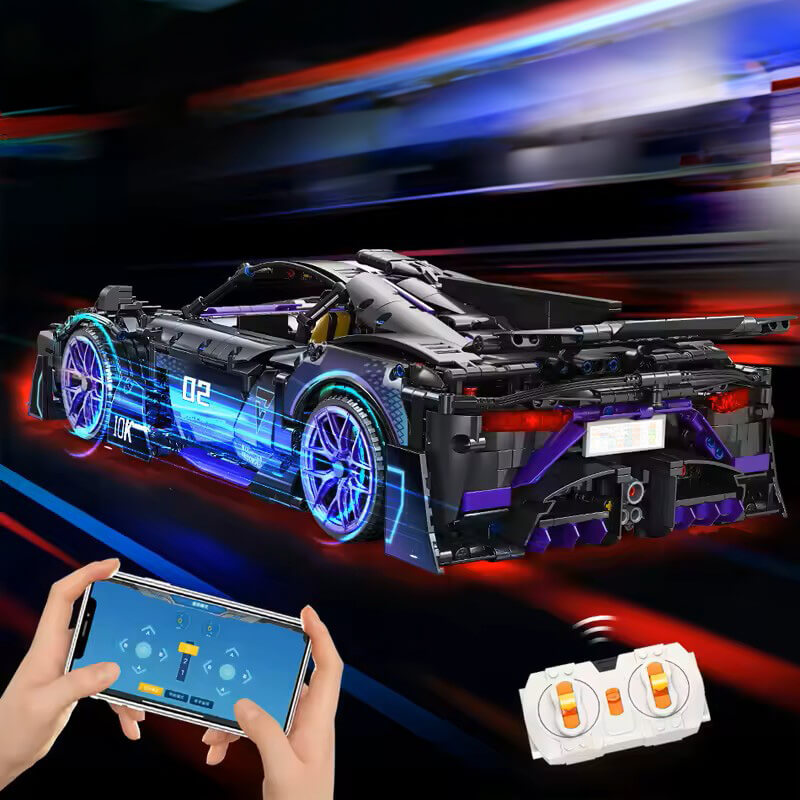 MY88020 Static - German Hypercar One Remote Control - vue 7 | Power Blockz