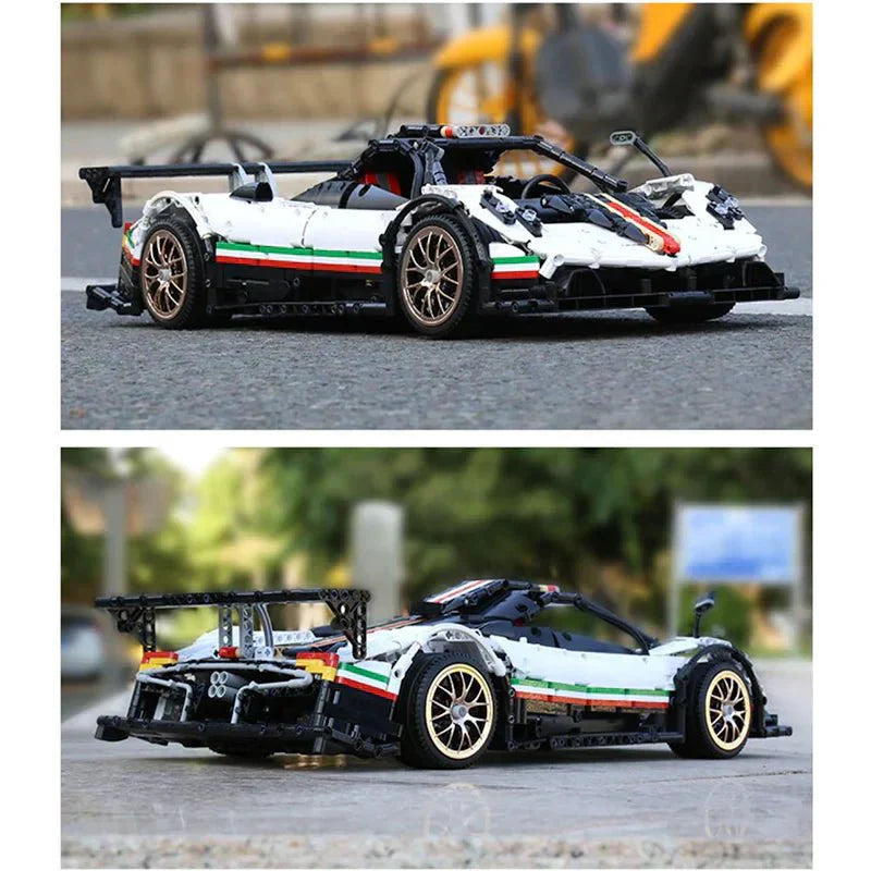 Mould King 13060 - Track-Only V12 Hypercar - vue 2 | Power Blockz