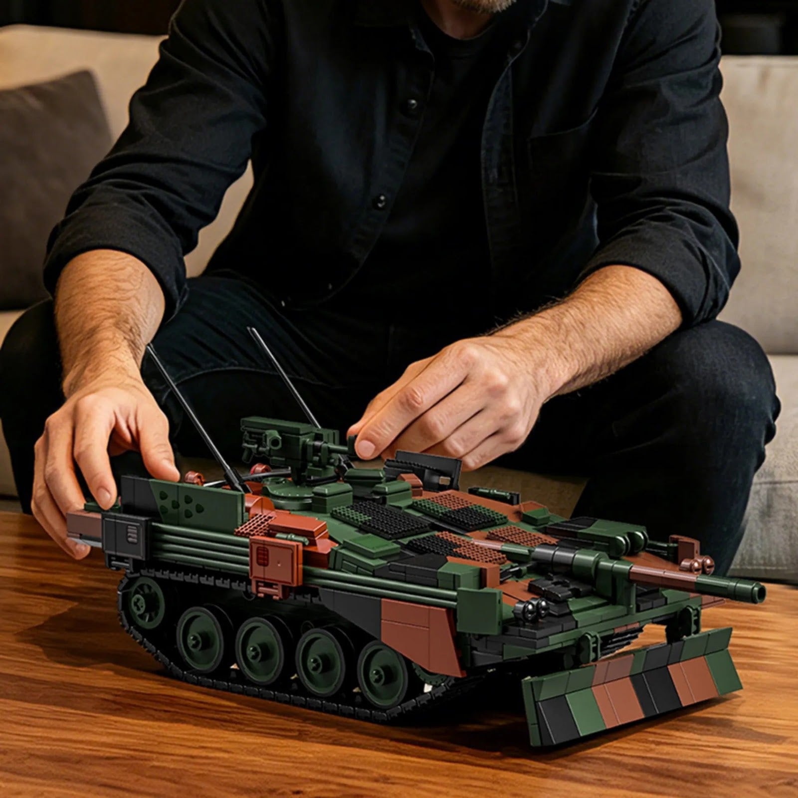 12GO 97039 - Swedish STRV103B Tank - vue 3 | Power Blockz