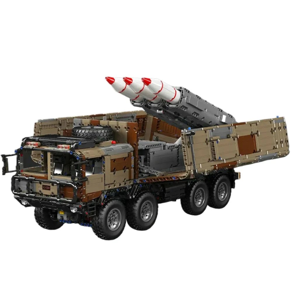 Mould King 20040 - Remote Controlled - Desert Sand Camo - 8x8 Desert Heavy Hauler | Power Blockz