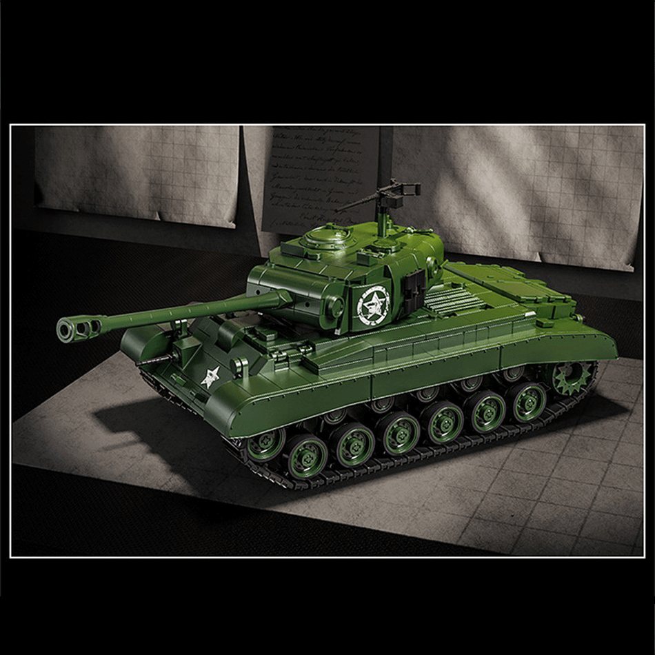 12GO 97011 - M26 Pershing Heavy Tank - vue 7 | Power Blockz