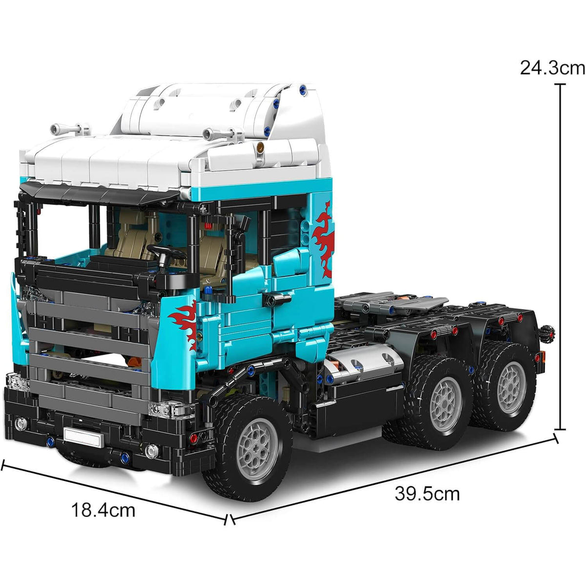 Mould King 13203 - European Truck - Ultimate Edition - vue 6 | Power Blockz