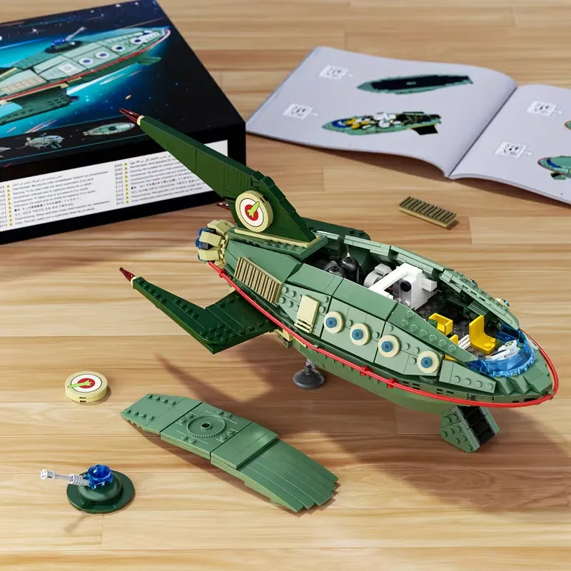 Brick Craft 72200 - Planet Express Ship - vue 2 | Power Blockz