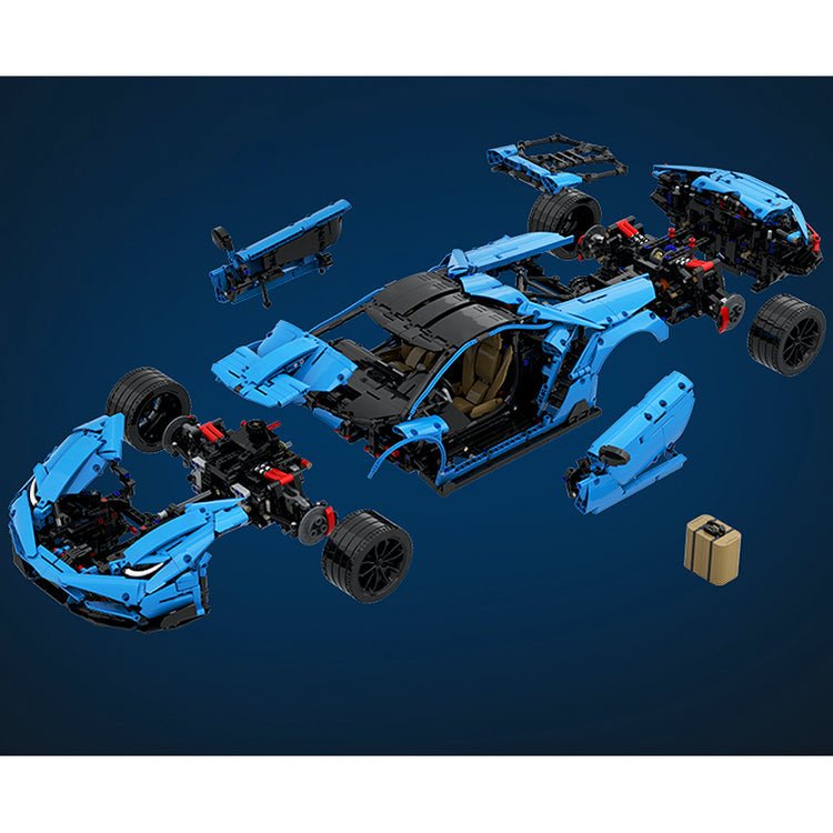 CaDa C61041 - Centenario Blue Hypercar Edition - vue 8 | Power Blockz