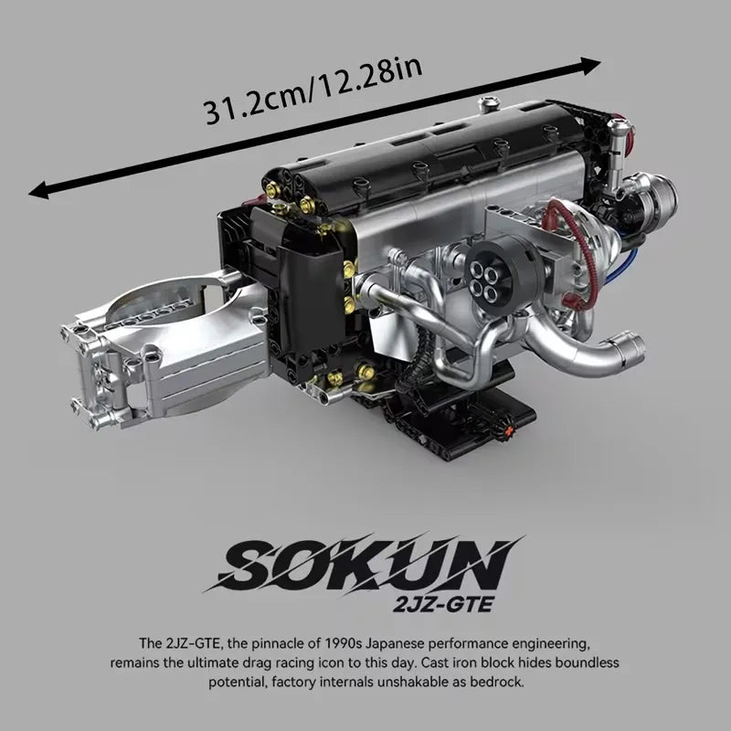 PB8814 - JDM 2JZ-GTE Engine - vue 16 | Power Blockz