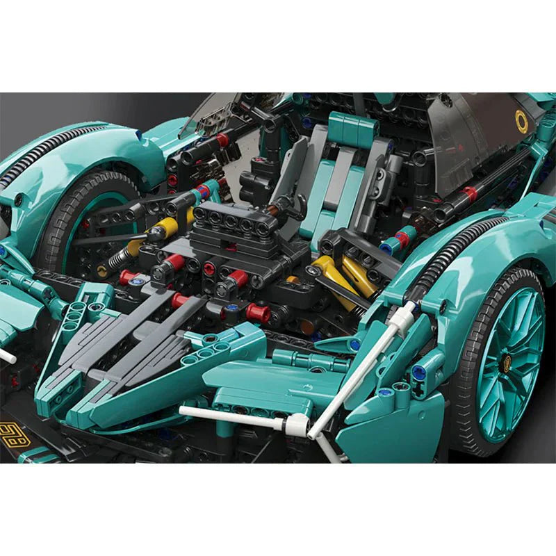Moyu MY88001B - Static Version - V12 Future Vision Hypercar - vue 9 | Power Blockz