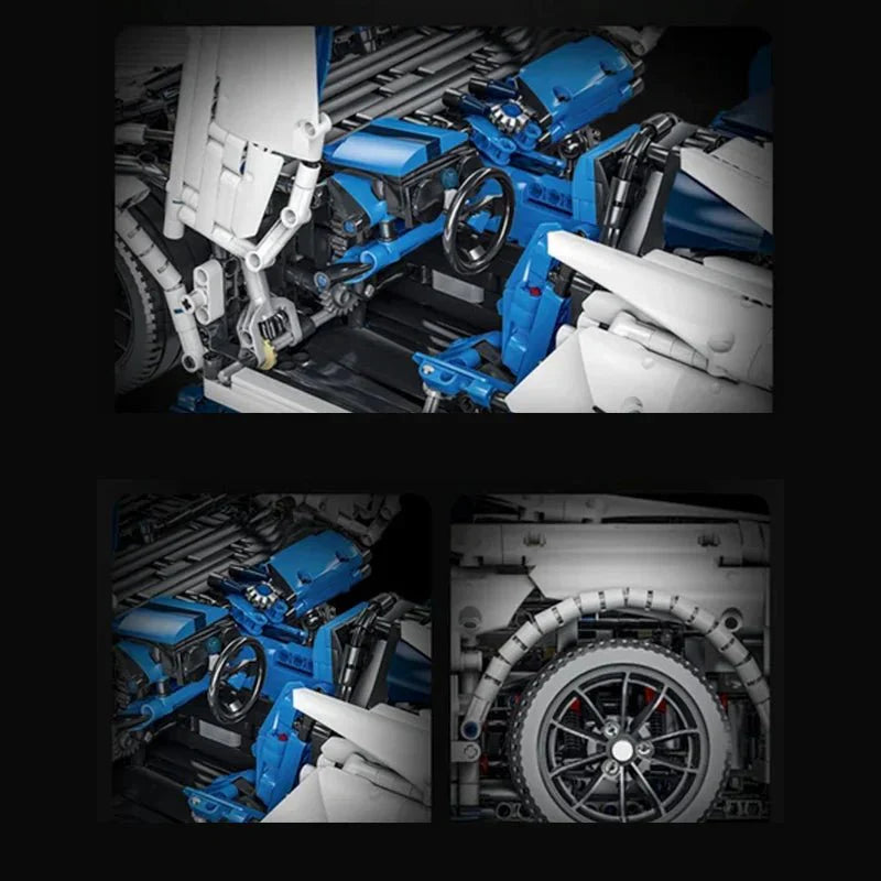 Feifan F10002 - Static Version - V12 Italian Roadster Supercar - vue 10 | Power Blockz