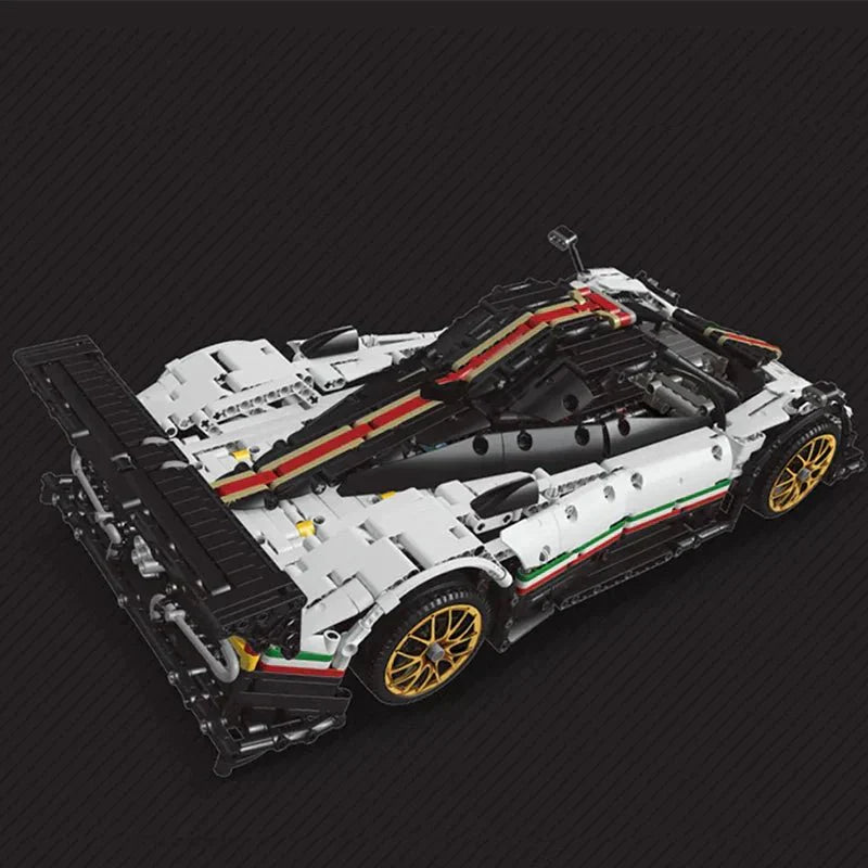 Mould King 13060 - Track-Only V12 Hypercar - vue 3 | Power Blockz