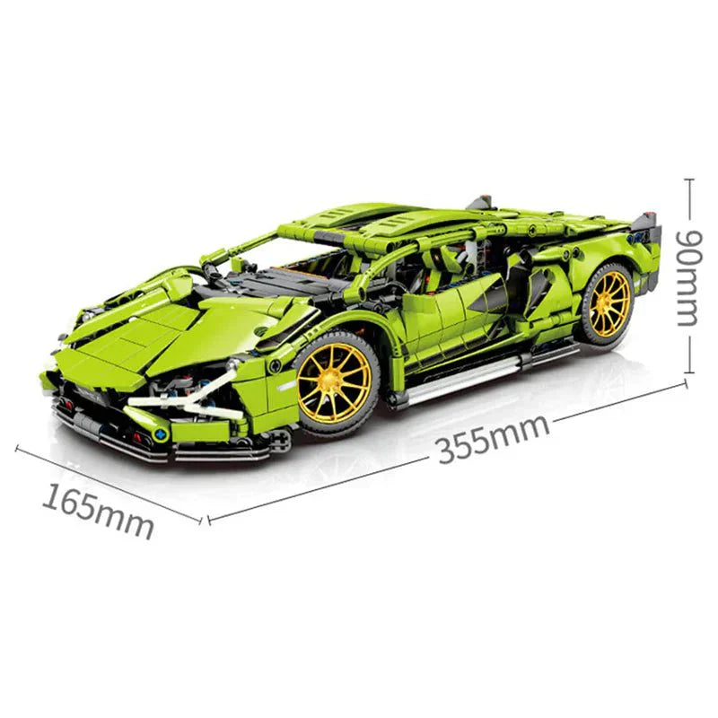 Sembo 8600 - Static - Hybrid V12 Hypercar - vue 6 | Power Blockz