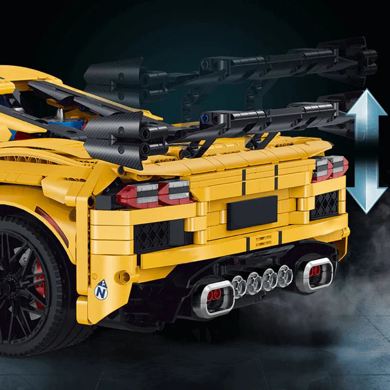 Guly 10622 - Static - Mid-Engine American Supercar - vue 2 | Power Blockz