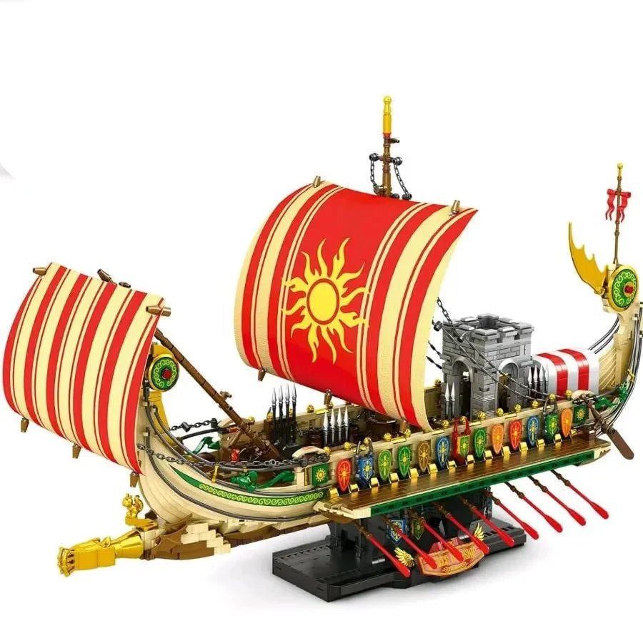 Reobrix 66102 - Greek Warship | Power Blockz
