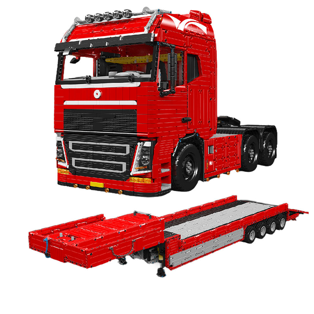 Mould King 19015 + 19015T - EU Truck With Trailer Remote Control | Power Blockz