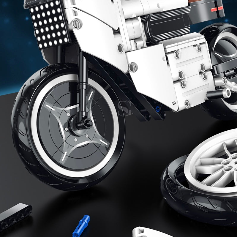 60539 - Burnout 619 1:8 Flat-Track Racing Motorcycle - View 4 | Power Blockz