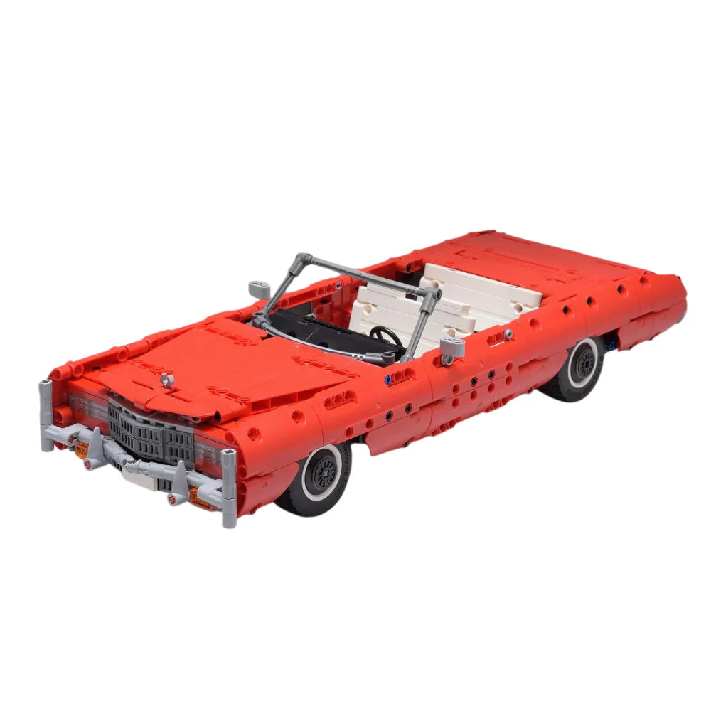 MOC-39056 - Red - 60' Low Rider Eldorado | Power Blockz