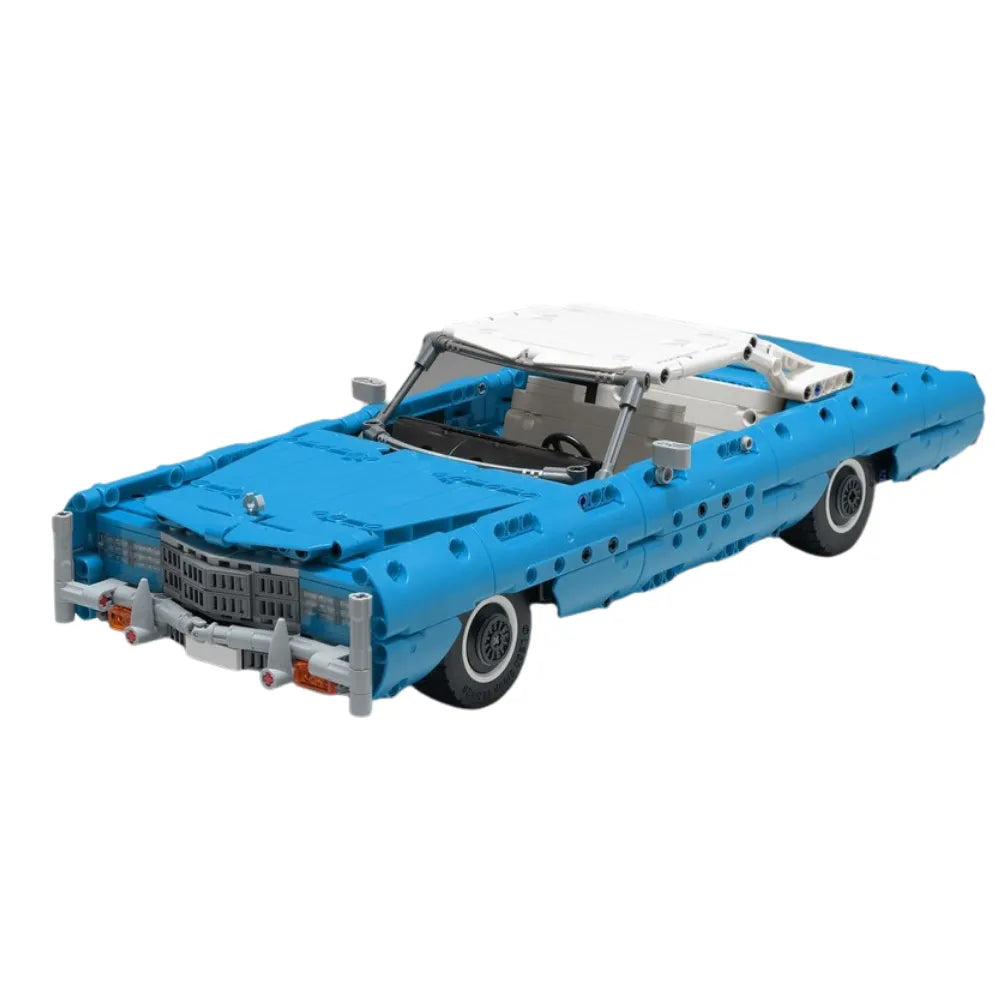 MOC-39056 - Red - 60' Low Rider Eldorado - vue 2 | Power Blockz