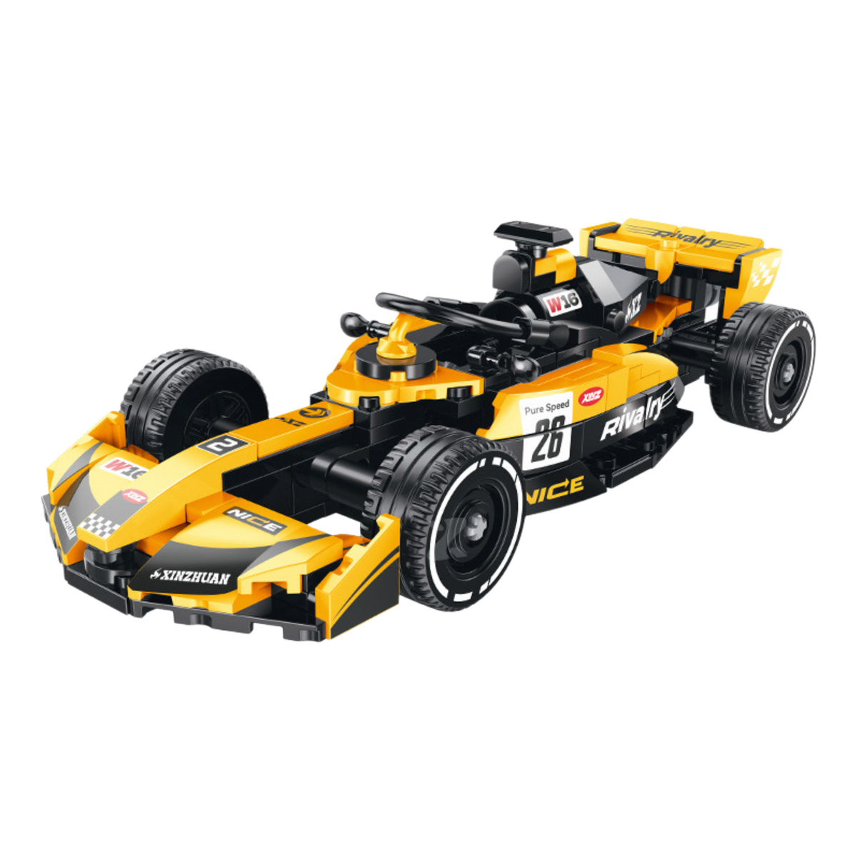 Slipstream 2 formula single-seater building blocks model - Power Blockz