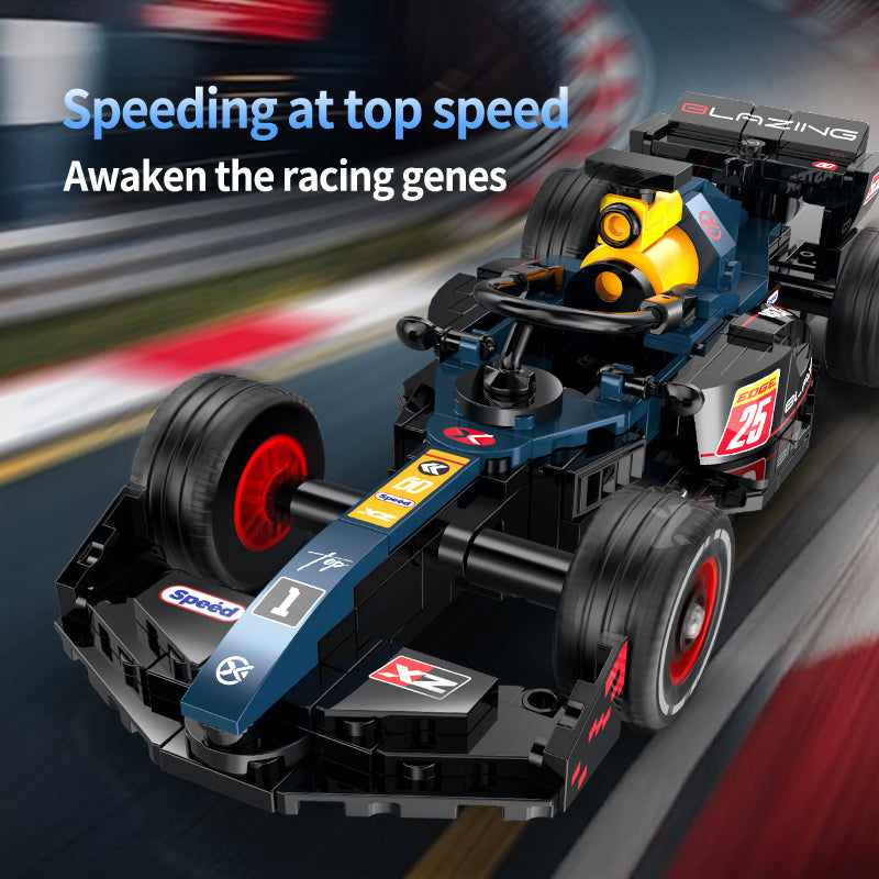 XZ0001 - Pole 1 Formula Racing Car - View 2 | Power Blockz