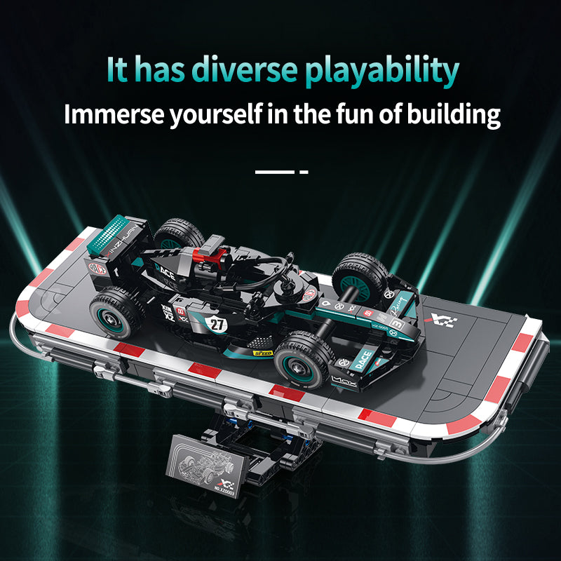 XZ0003 - Podium 3 Formula Racing Car - View 5 | Power Blockz