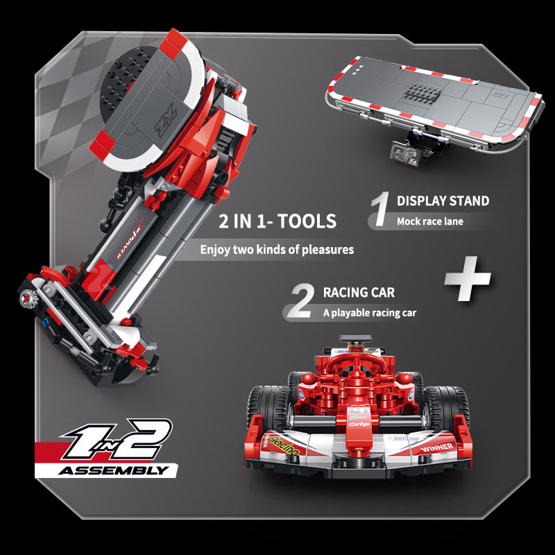 XZ0004 - Redline 4 Formula Racing Car - View 4 | Power Blockz