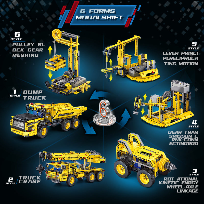 96002 - The Articulated Dump Truck - View 3 | Power Blockz
