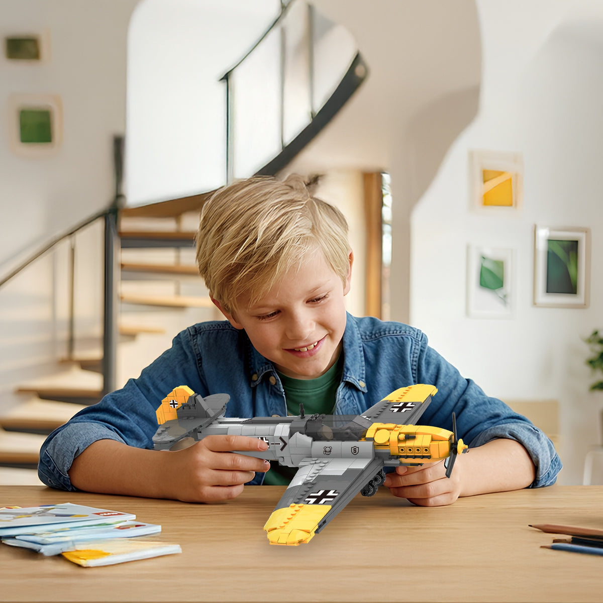 66010 - The BF109 fighter Jet - View 6 | Power Blockz